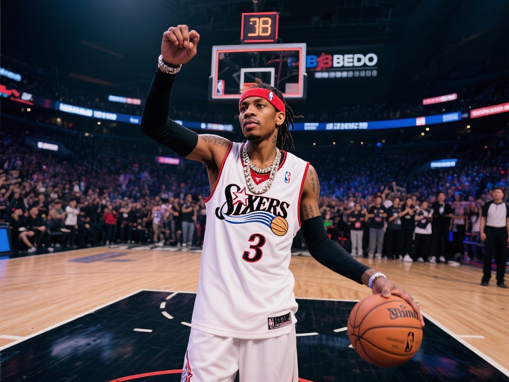 狼堡亚太赛区背后的bb贝博与艾弗森故事 艾弗森,作为NBA传奇人物,凭借其独特的球技和不拘