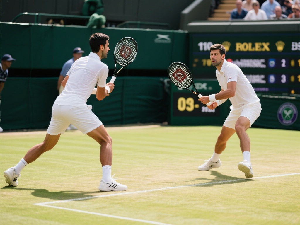 相比于团队项目，网球以其对抗性强著称。大满贯赛事如